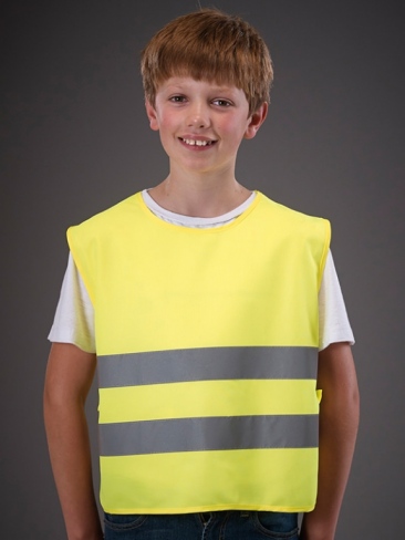 School Hi Vis Safety Tabard 2 Bands