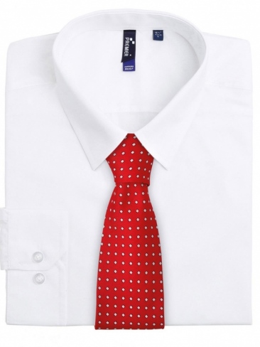 Woven Squares Pattern Tie Polyester 57 x 3"