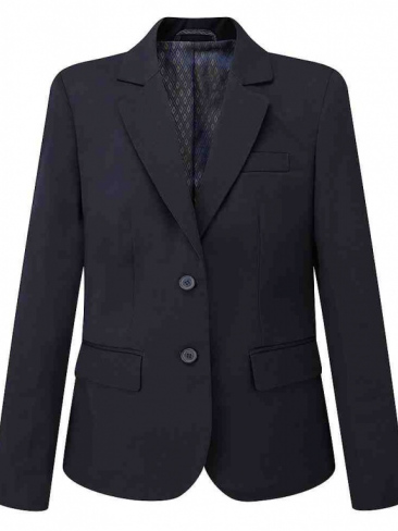 Girls Ladies Suit Jacket Aspire Navy Blue