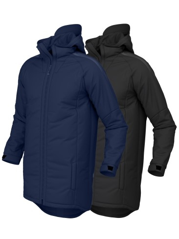Sports Padded 3/4 Length Coat