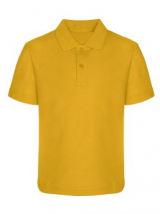 Ashley PE Polo Shirt Yellow Gold Blank